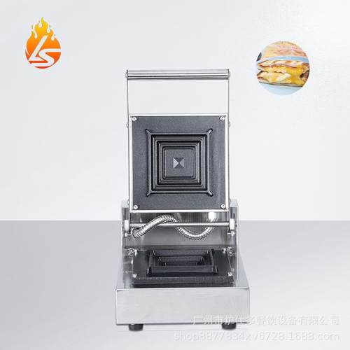 商用爆浆三明治机单头双头热压土司机口袋面包封边三文治机