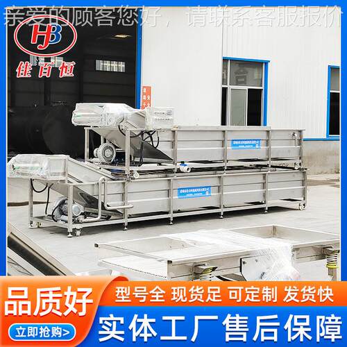 果蔬气泡清洗机 菠菜蓝莓全自动清洗设备 多功能净菜加工设备厂家