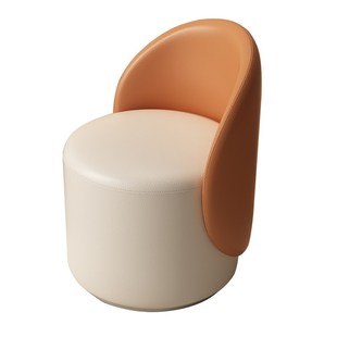 主卧真皮化妆凳轻奢高级感现代简约梳妆H凳化妆椅带靠背矮凳茶几