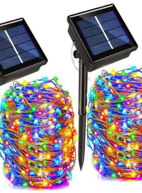 50/100/200/330 LED Solar Light Outdoor Lamp String Lights Fo