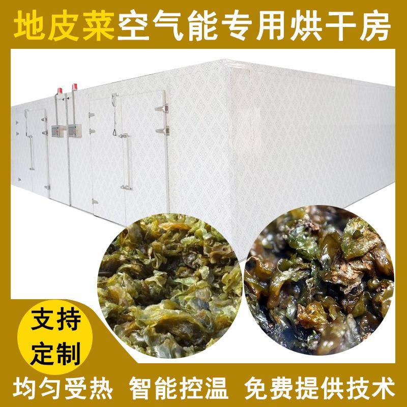 大型地皮菜地木耳烘干机热泵式地达菜烘干房空气能地软干燥设备