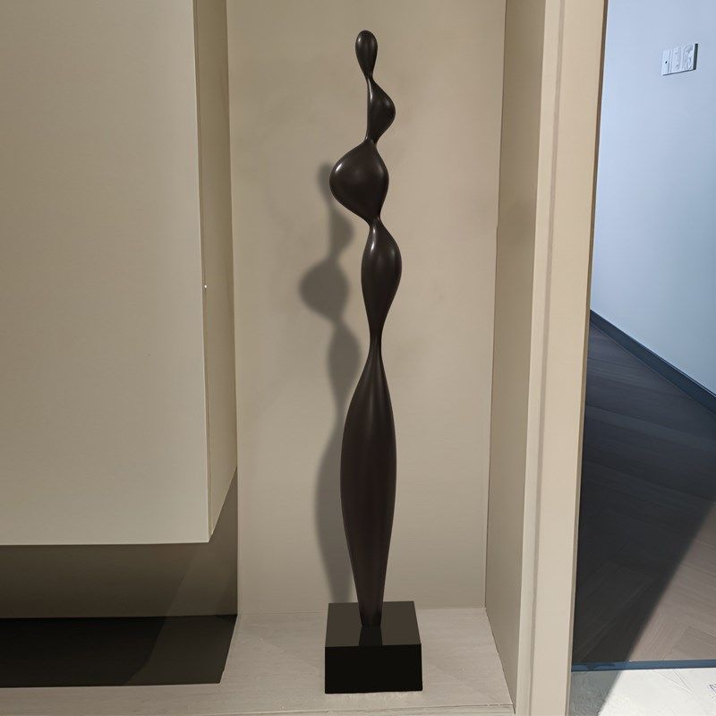 现代简约落地细长型壁龛r摆件售楼处雕塑轻奢高级感客厅玄关工艺,家居饰品,落地摆件,淘宝优惠券,粉丝福利购,淘宝优惠卷