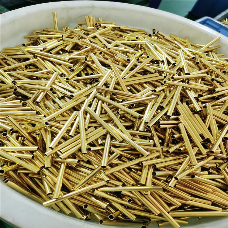 黄铜管 薄壁铜管 h62空心铜管 h65黄铜毛细管 精密切割 折弯