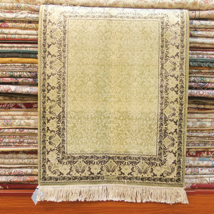 毯译 出口伊朗土耳其波斯桑蚕丝手工真丝地毯 61x80厘米