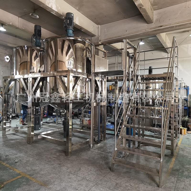 5000L洗衣液搅拌罐洗衣液搅拌机洗衣液乳化机洗衣液生产设备