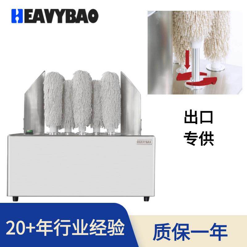 恒丽宝电动擦杯机商用五头餐厅酒吧出口专用玻璃杯电动抛光烘干机