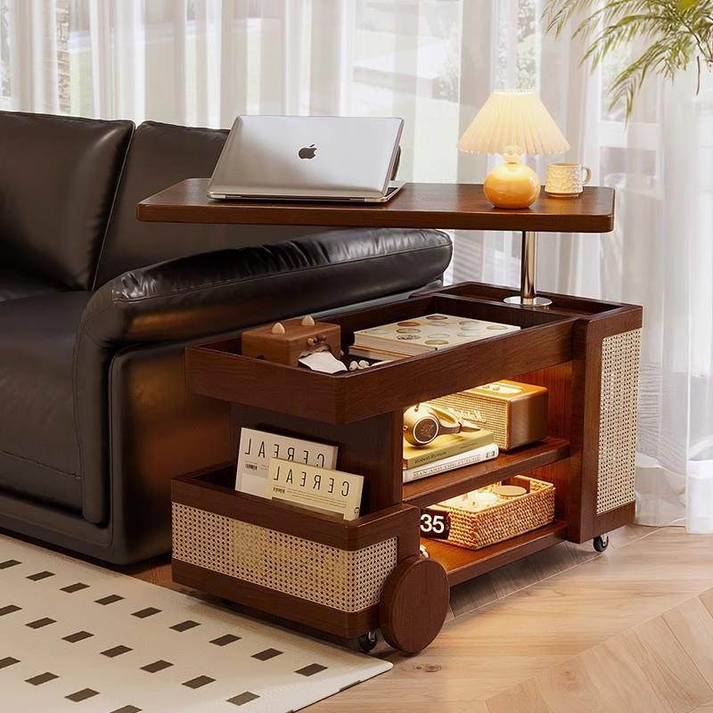 实木移动茶几可升降式小户型客厅家用沙发边柜小推车巴士边几,自行车/骑行装备/零配件,更多零件/配件,淘宝优惠券,粉丝福利购,淘宝优惠卷