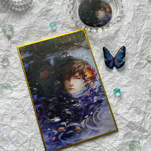 【幕醒森林】王者荣耀澜蔡文姬周边色纸吧唧明信片镭射票原创同人