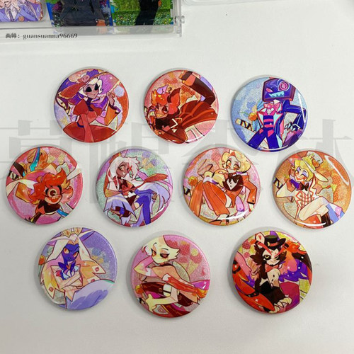 【幕醒森林】地狱客栈周边 阿拉斯托 吧唧徽章钥匙扣挂件立牌同人