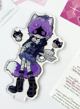 【幕醒森林】无机杀手Uzi周边 吧唧徽章钥匙扣挂件明信片画师授权