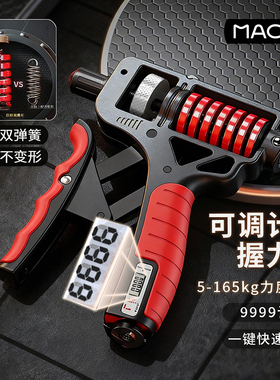 握力器双弹簧专业级练手劲男士健身可调节手指力量训练器材