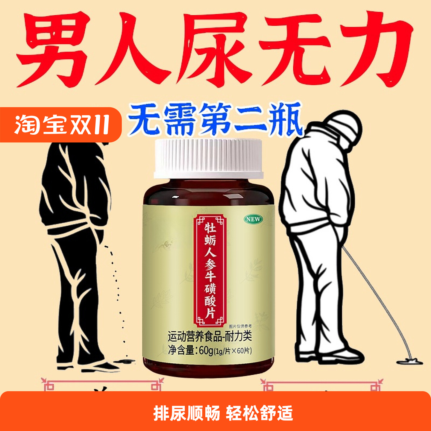 尿不出来排尿困难憋尿难受尿无力尿等待尿流细射程短排尿中药材