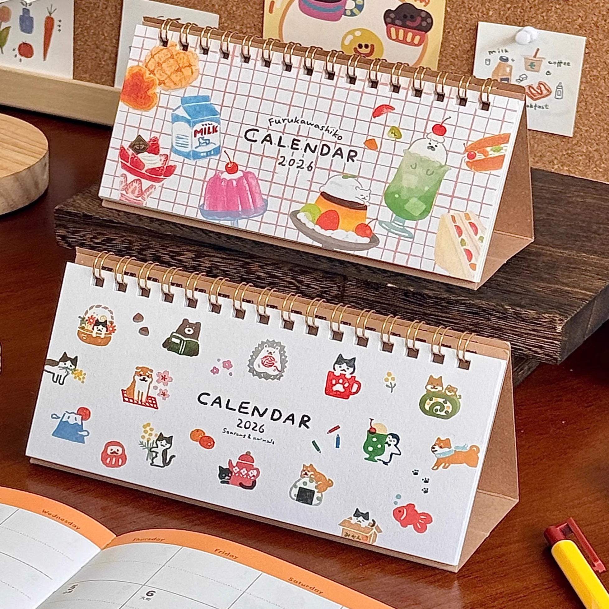 2026古川四季限定小动物派对台历