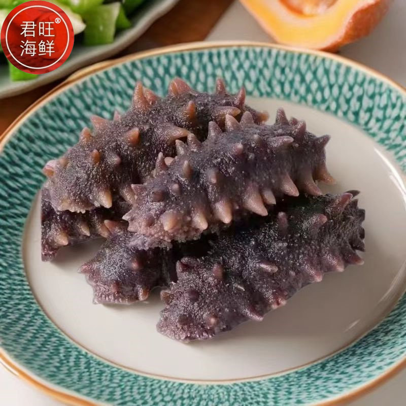 君旺海鲜 开袋即食海参高压辽刺参大连特产冷冻独立包装海产生鲜