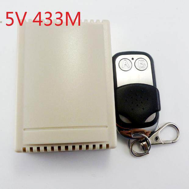 DC 5V 433M无线延时开关配EV1527遥控器 多功能延时继电器PLC控制