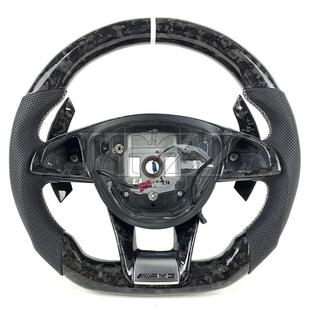E63 C63 A45 GLA45 碳纤维方向盘 适用于奔驰W205 GLS63改装 C43