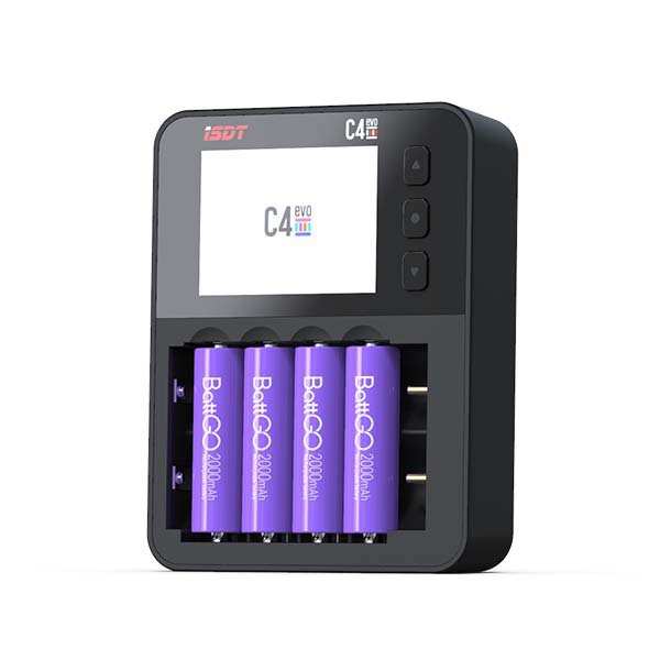 艾斯特ISDT C4EVO智能充电器柱状电池 NiMH NiCD锂电池