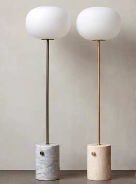 menu丹麦大理石落地灯中古复古客厅沙发现代简约卧室极简侘寂风灯