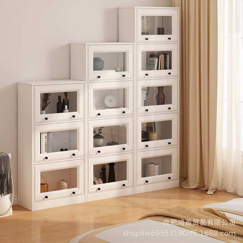 实木落地书柜家用带玻璃门书架防尘简约现代儿童储物柜收纳展示柜,模玩/动漫/周边/娃圈三坑/桌游,模型制作工具/辅料耗材,淘宝优惠券,粉丝福利购,淘宝优惠卷