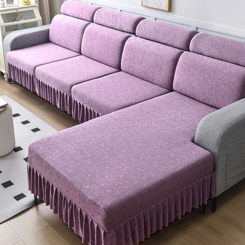 新款裙边沙发套罩万能通用型全包组合全套防滑防尘通用浴帽沙发套