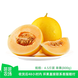 【芭芭农场】民勤蜜瓜4.5斤单果800g