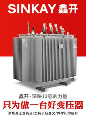 s22-800kva全铜绕组1000kw容量1250千伏安1600双绕组油浸式变压器