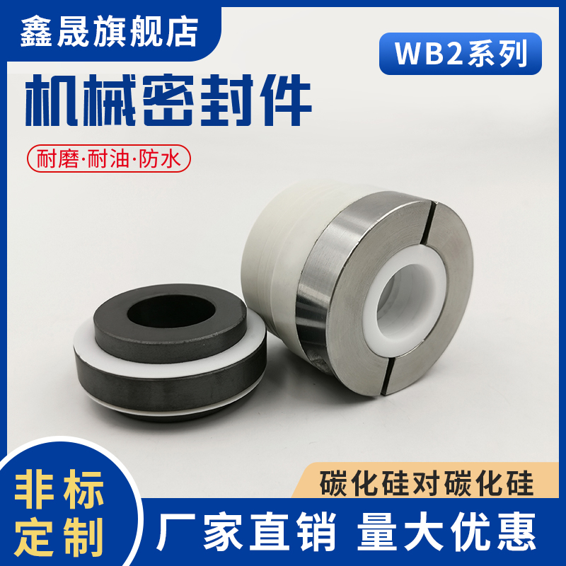 WB2机械密封25 30 35 40 45 50 55 60 WB2化工泵耐酸防腐水封轴封
