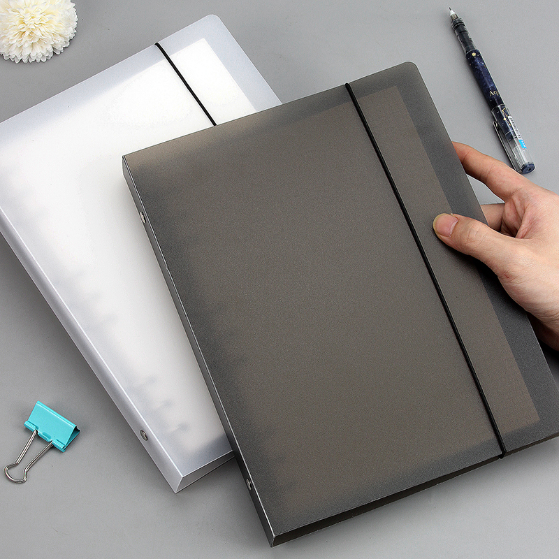 a5活页本可拆卸6孔9孔简约创意b5笔记本子办公商务记事本会议记录