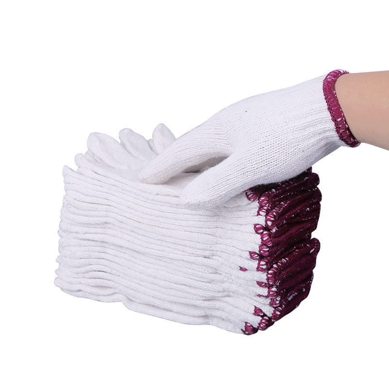 800g劳保手套劳动工作加厚棉纱棉线手套 耐磨线手套 手部防护厂家