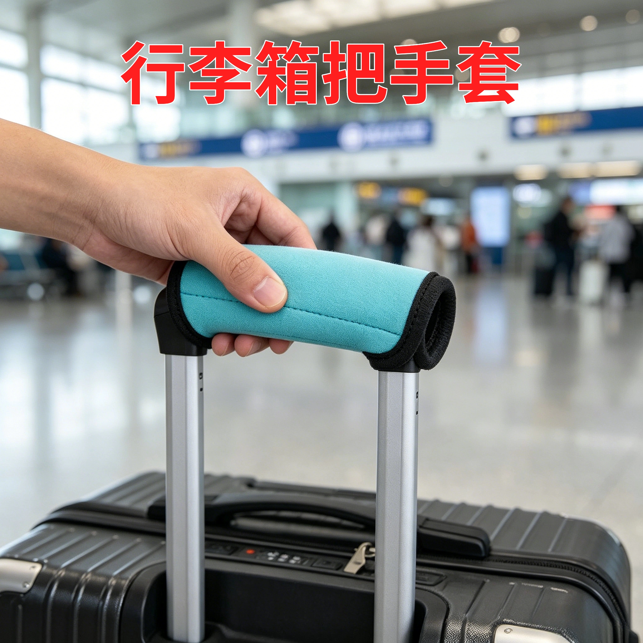 行李箱手柄套单杠防滑手柄套包袋手提套防水保护方形旅行箱把手套图片