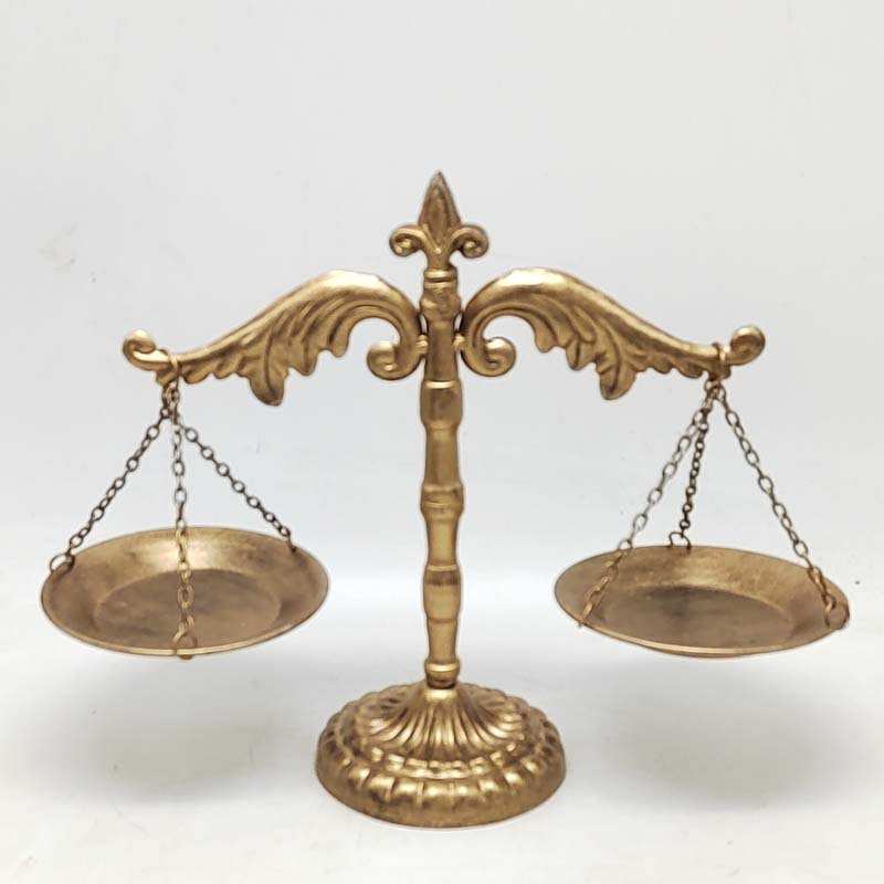 Wrought iron scale lawyer wedding study room nostalgic offic