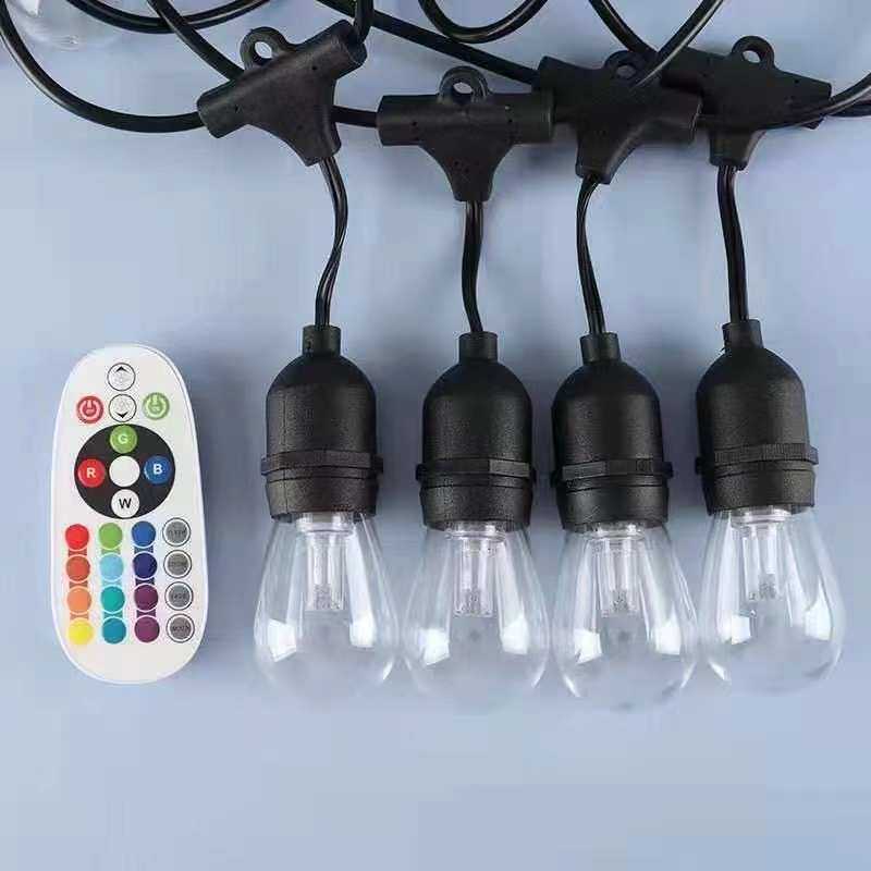 低压智能声控S14球泡灯串太阳能RGB无线遥控彩灯户外E27吊灯装饰,模玩/动漫/周边/娃圈三坑/桌游,模型制作工具/辅料耗材,淘宝优惠券,粉丝福利购,淘宝优惠卷