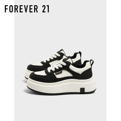 F21厚底增高小白鞋女2026新款