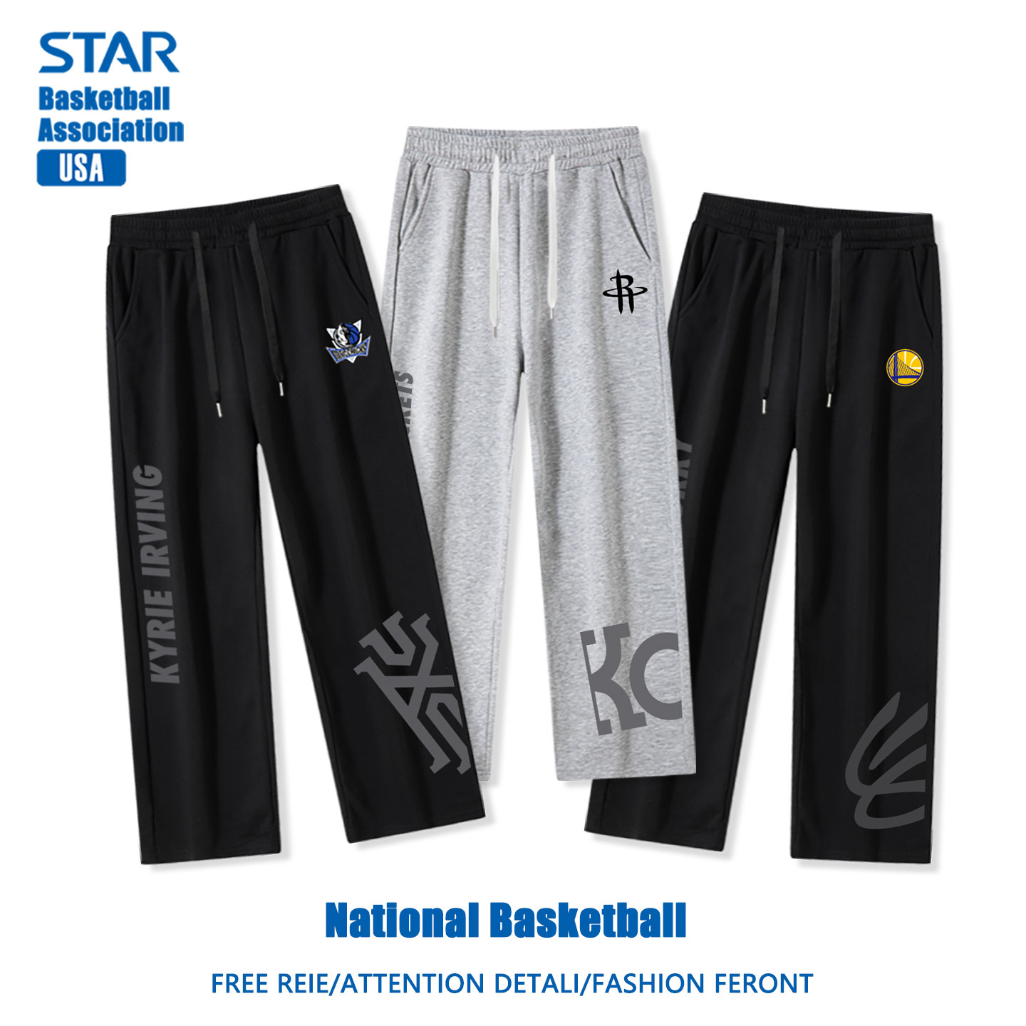 篮球服杜兰特库里詹姆斯篮球长裤