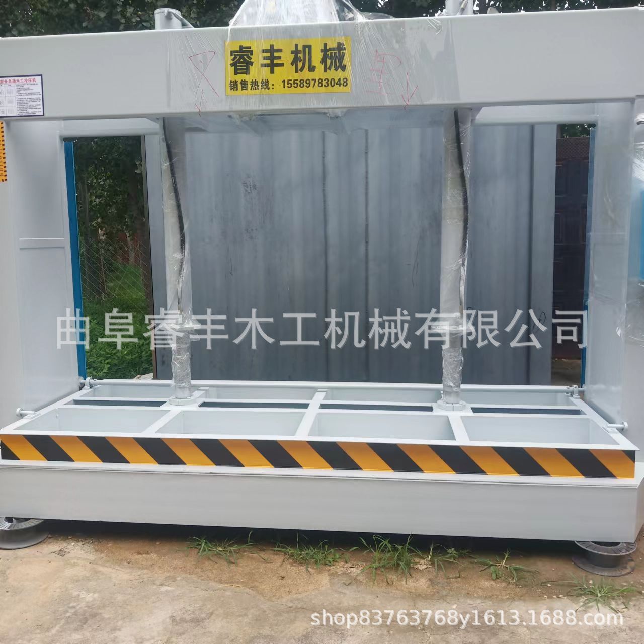 液压50吨防火门颗粒板冷压机