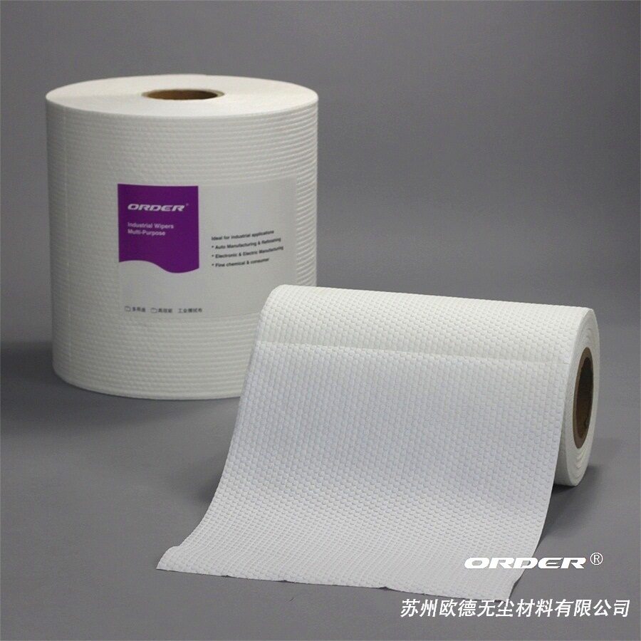 ORDER工业白色无尘擦拭布大卷