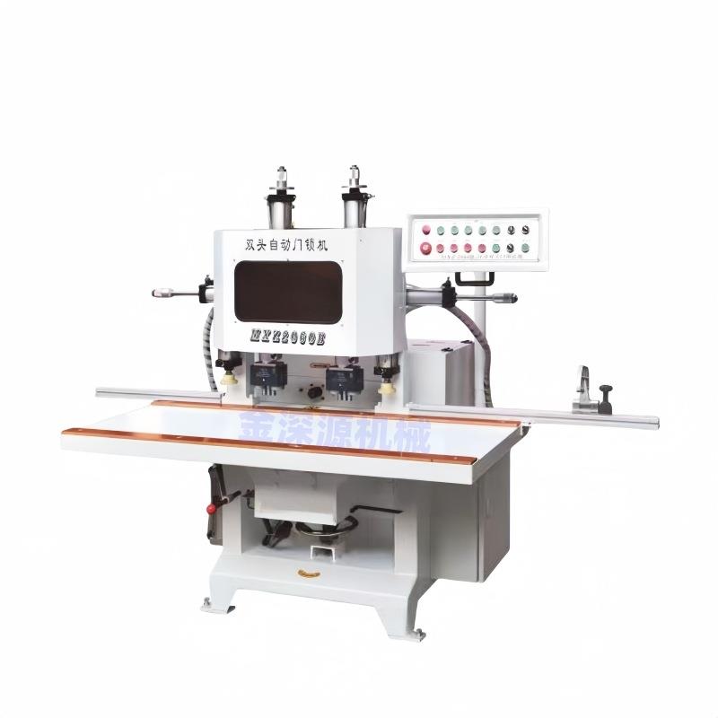 全自动数控木门锁孔锁眼机门锁机合页钻孔开槽一体机开孔机开槽机