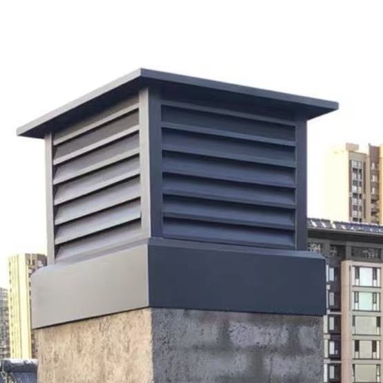 南京屋顶铝合金排烟帽防雨通风