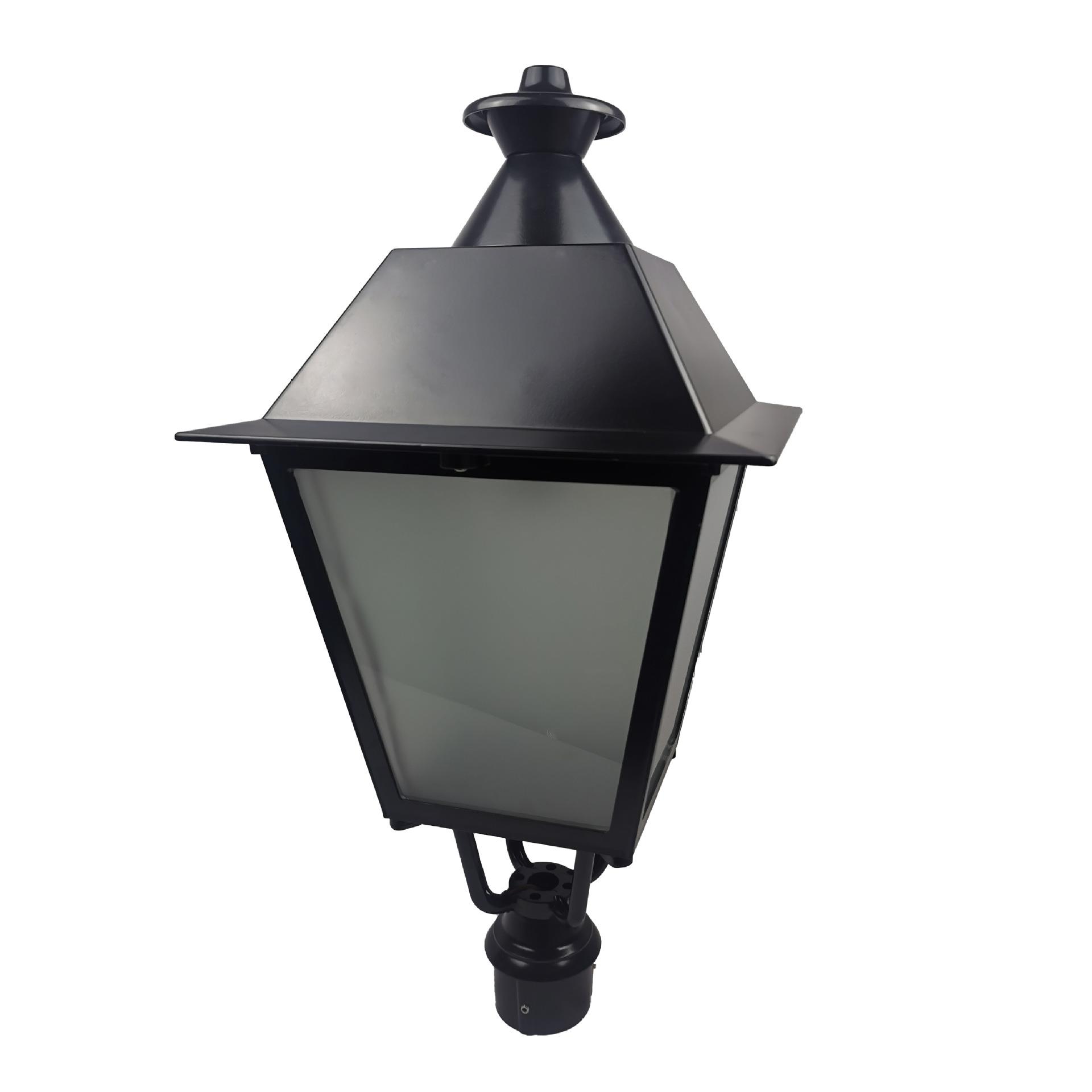 直销欧式50WLED铝制庭院灯灯具各种园林户外景观亮化工程玻璃