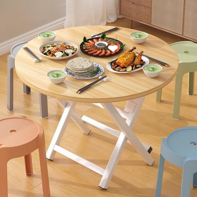 折叠桌子家用小户型餐桌宿舍简易小桌子户外便携摆摊吃饭方桌圆桌
