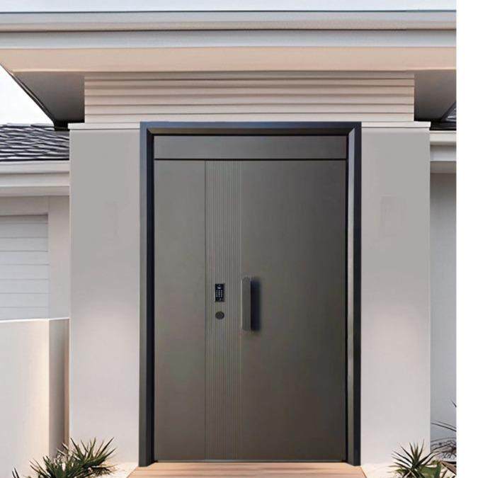 福满屋甲级防盗家用进户门指纹锁安全门入户门轻奢子母门单门大门