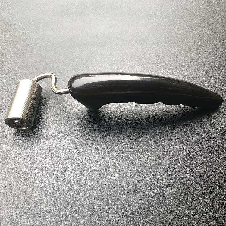 专业优质新款贴墙纸壁纸汽车施工工具不锈钢平压轮天然纯牛角手柄