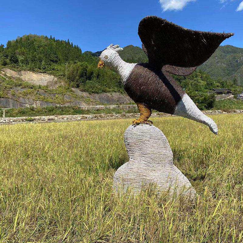 绿雕工艺品大型户外广场春节绿雕仿真草雕场地布置植物绿雕