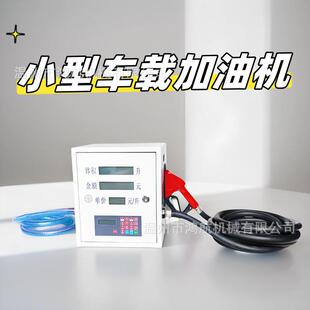 小型车载加油机12V24V220V大流量柴油泵计量表流量计抽油泵加注机