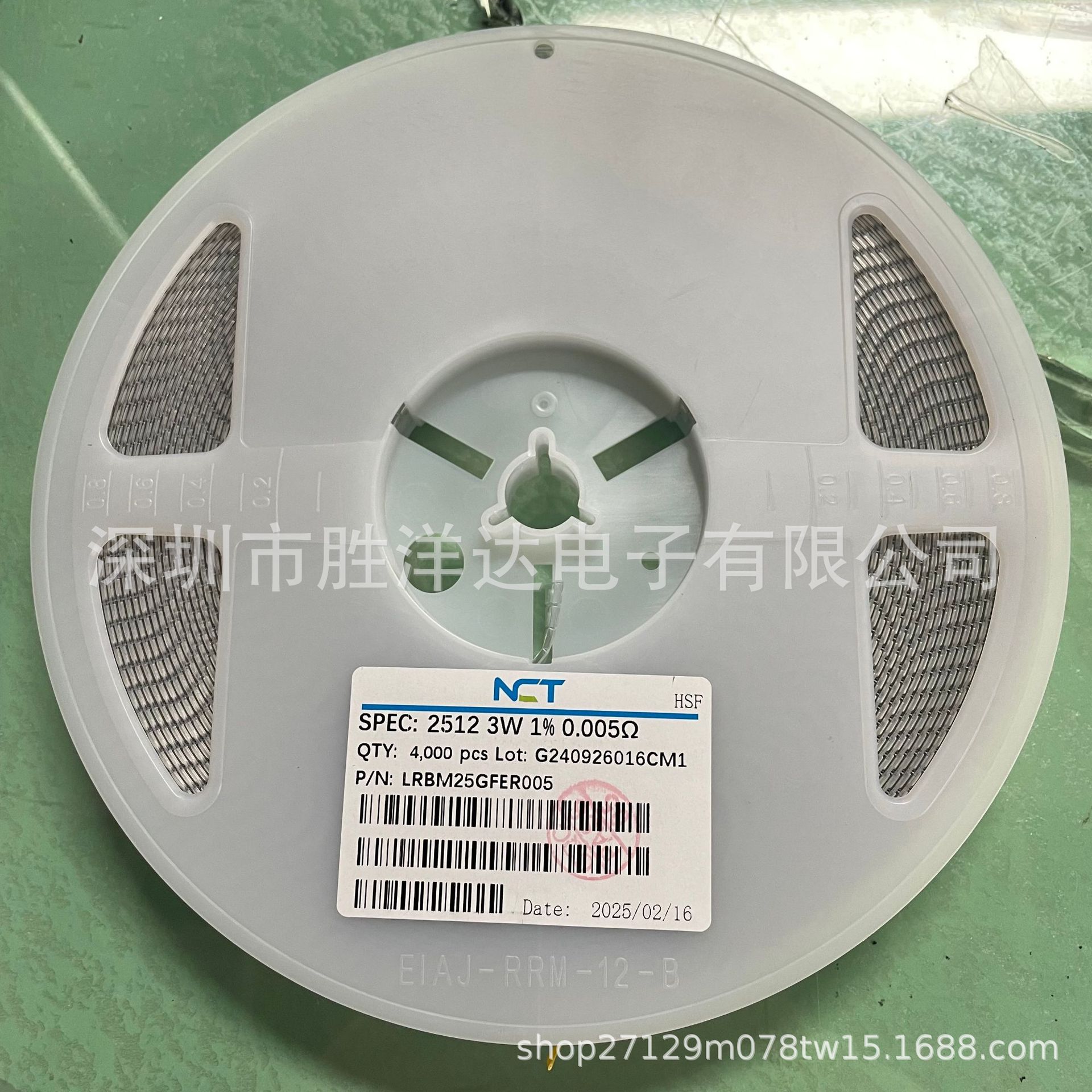NCTLRAM12CJTR0201206合金电阻