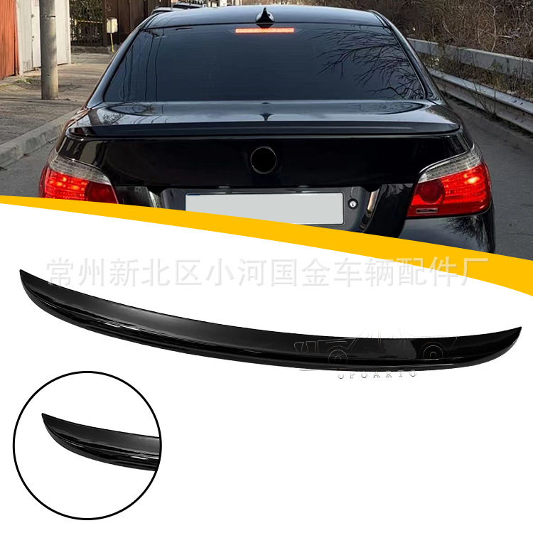 适用于2004-2010宝马5系E60尾翼M5款汽车ABS外饰后扰流板厂家直销