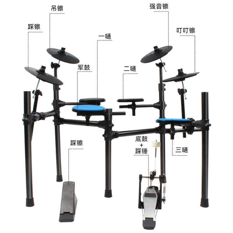 哑鼓套装家用儿童成人练功台爵士鼓初学者静音打击板垫架子鼓练习