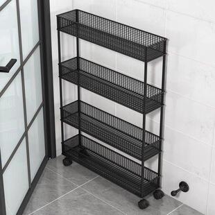 夹缝收纳柜10cm宽门后置物架卫生间浴室缝隙超窄极窄架子窄缝架