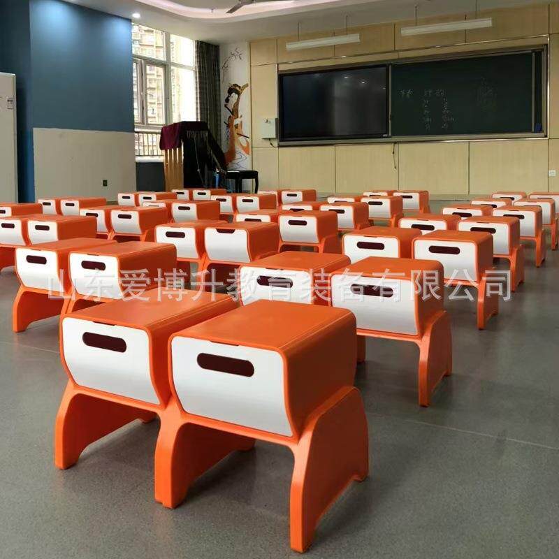 学校多功能教室抽屉大合唱凳积木凳塑料注塑ABS六面体音乐凳