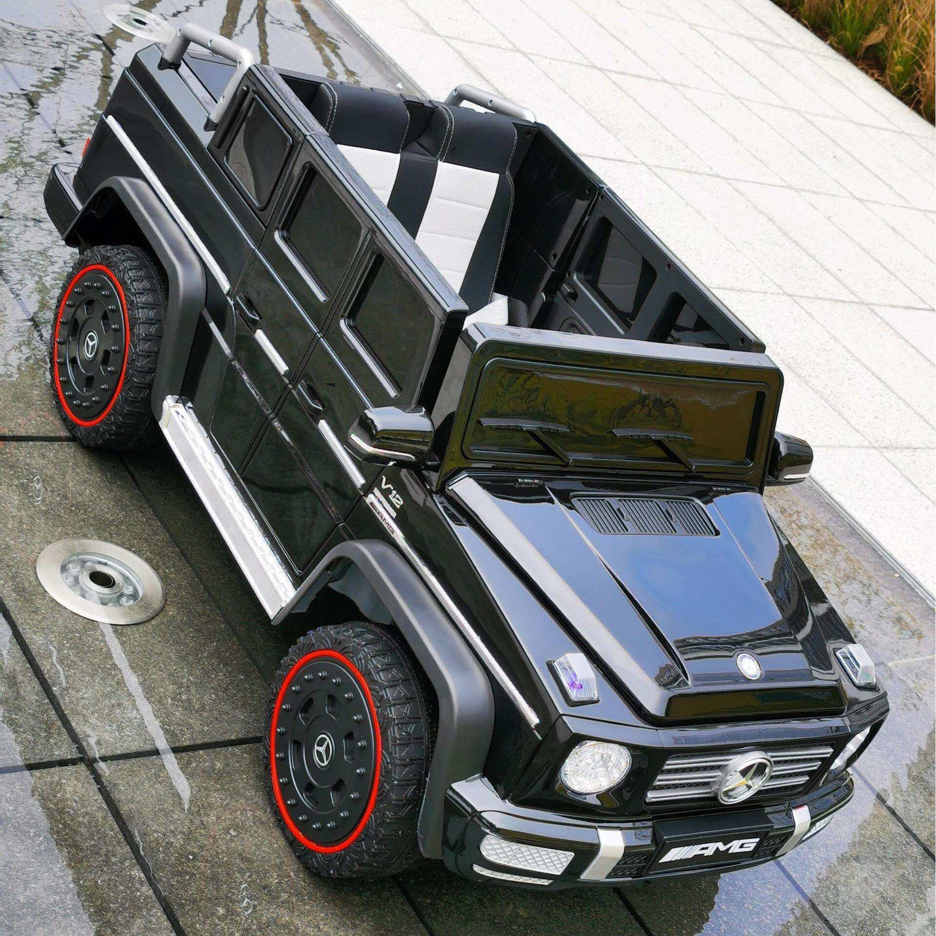 G65儿童电动四轮遥控自驾两用可坐小孩童车4轮宝宝玩具车卡丁车